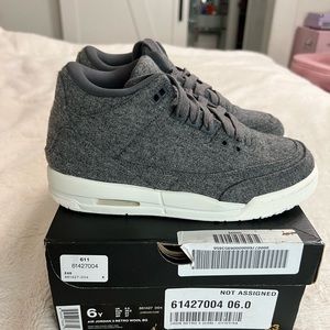 Nike Air Jordan Retro 3 wool shoes